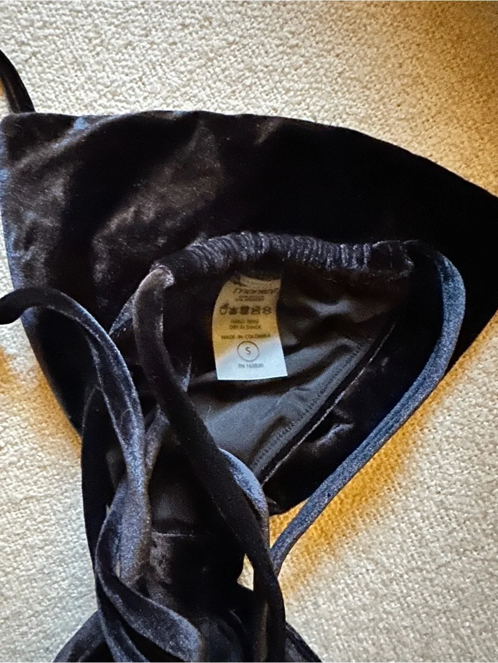 Montce velvet bikini